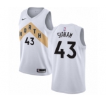Men's Nike Toronto Raptors #43 Pascal Siakam Swingman White NBA Jersey - City Edition