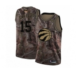 Men's Toronto Raptors #15 Vince Carter Swingman Camo Realtree Collection 2019 Basketball Finals Bound Jersey