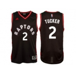 Men's Toronto Raptors #2 P. J. Tucker adidas Black Player Swingman Alternate Jersey