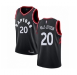 Men's Toronto Raptors #20 Rondae Hollis-Jefferson Authentic Black Basketball Jersey Statement Edition