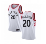 Men's Toronto Raptors #20 Rondae Hollis-Jefferson Authentic White Basketball Jersey - Association Edition