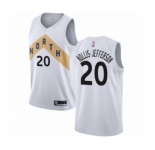 Men's Toronto Raptors #20 Rondae Hollis-Jefferson Authentic White Basketball Jersey - City Edition