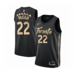 Men's Toronto Raptors #22 Patrick McCaw Swingman Black Basketball Jersey 2019-20 City Edition