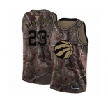 Men's Toronto Raptors #23 Fred VanVleet Swingman Camo Realtree Collection 2019 Basketball Finals Bound Jersey