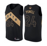 Men's Toronto Raptors #24 Norman Powell Authentic Black 2019 Basketball Finals Bound Jersey - City Edition