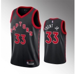 Mens Toronto Raptors #33 Gary Trent Jr. Black Statement Edition Jersey