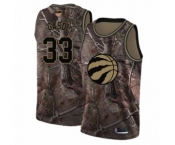 Men's Toronto Raptors #33 Marc Gasol Swingman Camo Realtree Collection 2019 Basketball Finals Bound Jersey