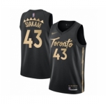 Men's Toronto Raptors #43 Pascal Siakam Swingman Black Basketball Jersey 2019-20 City Edition