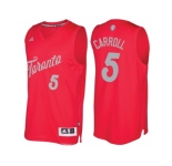 Men's Toronto Raptors #5 DeMarre Carroll Red 2016 Christmas Day NBA Swingman Jersey