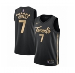 Men's Toronto Raptors #7 Kyle Lowry Swingman Black Basketball Jersey 2019-20 City Edition