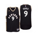 Men's Toronto Raptors #9 Serge Ibaka adidas Red Player Swingman OVO Jersey