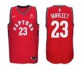 Nike NBA Toronto Raptors #23 Fred VanVleet Jersey 2017-18 New Season Red Jersey