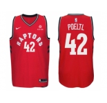 Nike NBA Toronto Raptors #42 Jakob Poeltl Jersey 2017-18 New Season Red Jersey