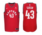 Nike NBA Toronto Raptors #43 Pascal Siakam Jersey 2017-18 New Season Red Jersey