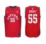 Nike NBA Toronto Raptors #55 Delon Wright Jersey 2017-18 New Season Red Jersey