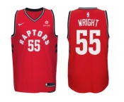 Nike NBA Toronto Raptors #55 Delon Wright Jersey 2017-18 New Season Red Jersey
