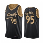 Nike Raptors #95 DeAndre' Bembry Black NBA Swingman 2020-21 City Edition Jersey