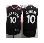 Nike Toronto Raptors #10 DeMar DeRozan Black NBA Authentic Statement Edition Jersey