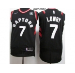 Nike Toronto Raptors #7 Kyle Lowry Black NBA Authentic Statement Edition Jersey