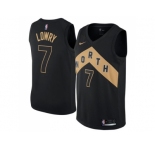 Nike Toronto Raptors #7 Kyle Lowry Black NBA Swingman City Edition Jersey