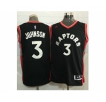 Toronto Raptors #3 James Johnson Black Stitched NBA Jersey