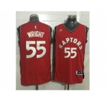 Toronto Raptors #55 Delon Wright Red Stitched NBA Jersey