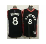 Toronto Raptors #8 Bismack Biyombo Black Stitched NBA Jersey