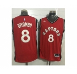 Toronto Raptors #8 Bismack Biyombo Red Stitched NBA Jersey