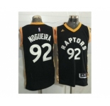Toronto Raptors #92 Lucas Nogueira Black Gold Stitched NBA Jersey