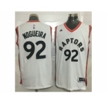 Toronto Raptors #92 Lucas Nogueira White Stitched NBA Jersey