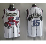 nba jersey toronto raptors #15 carter white