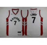 nba jersey toronto raptors #7 lowry white[2016 new]