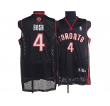 nba toronto raptors #4 chris bosh black
