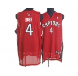 nba toronto raptors #4 chris bosh red