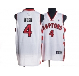 nba toronto raptors #4 chris bosh white