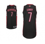 nba toronto raptors #7 lowry black[revolution 30 swingman]