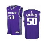 Men Adidas Sacramento Kings #50 Zach Randolph Swingman Purple Road NBA Jersey