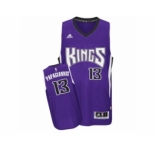 Men's Adidas Sacramento Kings #13 Georgios Papagiannis Swingman Purple Road NBA Jersey