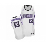 Men's Adidas Sacramento Kings #13 Georgios Papagiannis Swingman White Home NBA Jersey