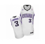 Men's Adidas Sacramento Kings #3 Skal Labissiere Swingman White Home NBA Jersey