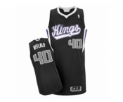 Men's Adidas Sacramento Kings #40 Arron Afflalo Authentic Black Alternate NBA Jersey