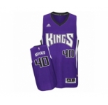 Men's Adidas Sacramento Kings #40 Arron Afflalo Swingman Purple Road NBA Jersey