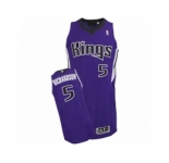 Men's Adidas Sacramento Kings #5 Malachi Richardson Authentic Purple Road NBA Jersey