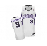 Men's Adidas Sacramento Kings #9 Langston Galloway Swingman White Home NBA Jersey