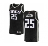 Men's Nike Sacramento Kings #25 Justin Jackson Swingman Black NBA Jersey Statement Edition