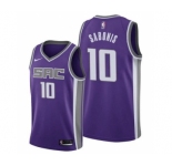 Men's Sacramento Kings #10 Domantas Sabonis Purple 2022 Basketball Stitched Jersey
