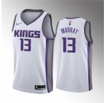Men's Sacramento Kings #13 Keegan Murray 2022 Draft White Basketball Stitched Jersey