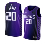 Men's Sacramento Kings #20 Colby Jones Purple 2023-24 Statement Edition Swingman Stitched Jersey