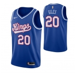 Men's Sacramento Kings #20 Harry Giles Blue 2019-20 Hardwood Classics Jersey
