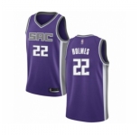 Men's Sacramento Kings #22 Richaun Holmes Authentic Purple Basketball Jersey - Icon Edition